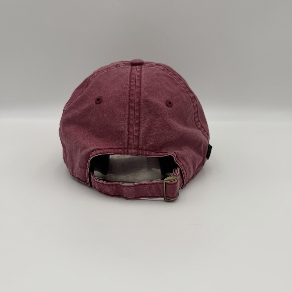 Legacy Glacier National Park bear embroidered strapback hat burgundy adult OS - Picture 4 of 7
